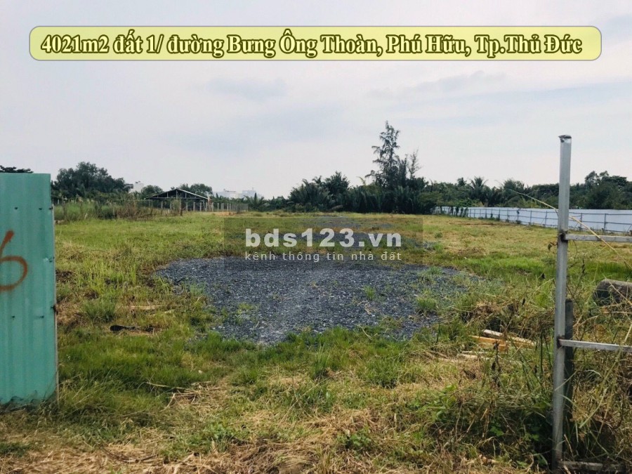 4021m2 đất hẻm đường Bưng Ông Thoàn, Phú Hữu Khu Samsung Village 1,2,3,5