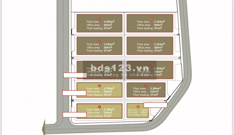 Cho thuê kho xưởng 2600m2 - 16.000m2 KCN An Phước, Long Thành, Đồng Nai