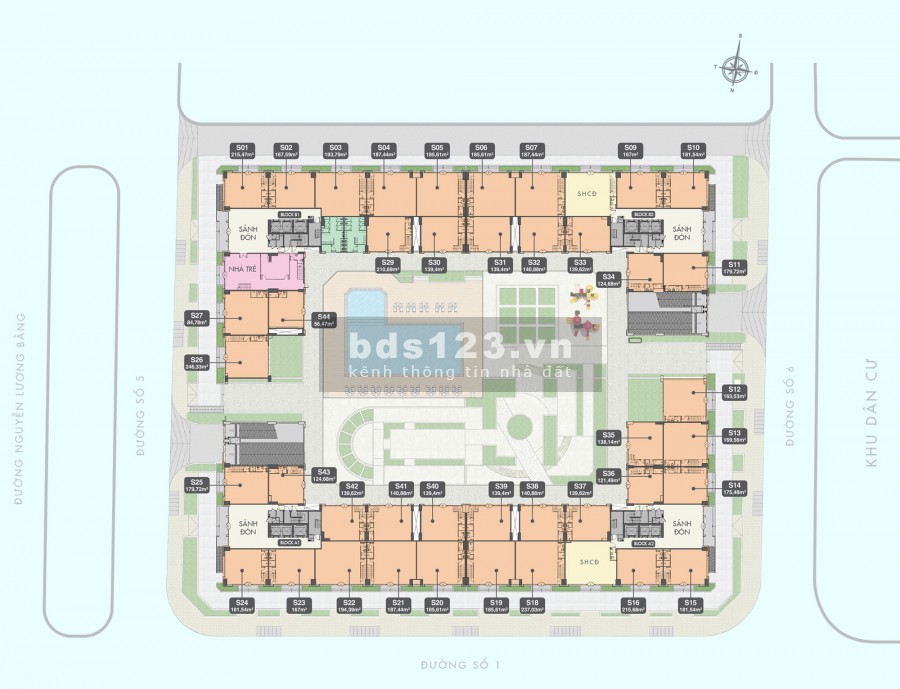 Bán shophouse Q7 Boulevard Quận 7 Chiết Khấu Cao Liên hệ 0901325595 tặng nội thất