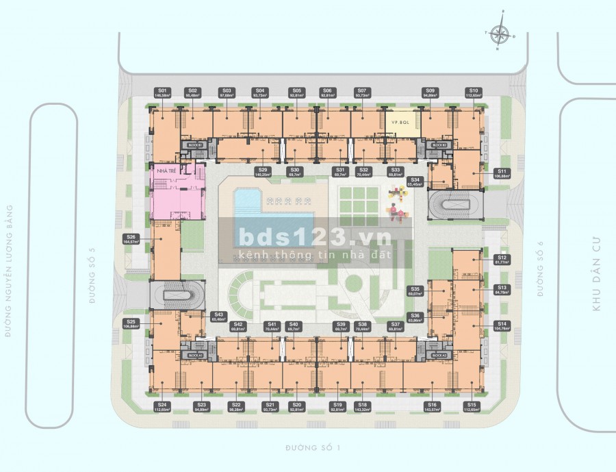 Bán shophouse Q7 Boulevard Quận 7 Chiết Khấu Cao Liên hệ 0901325595 tặng nội thất
