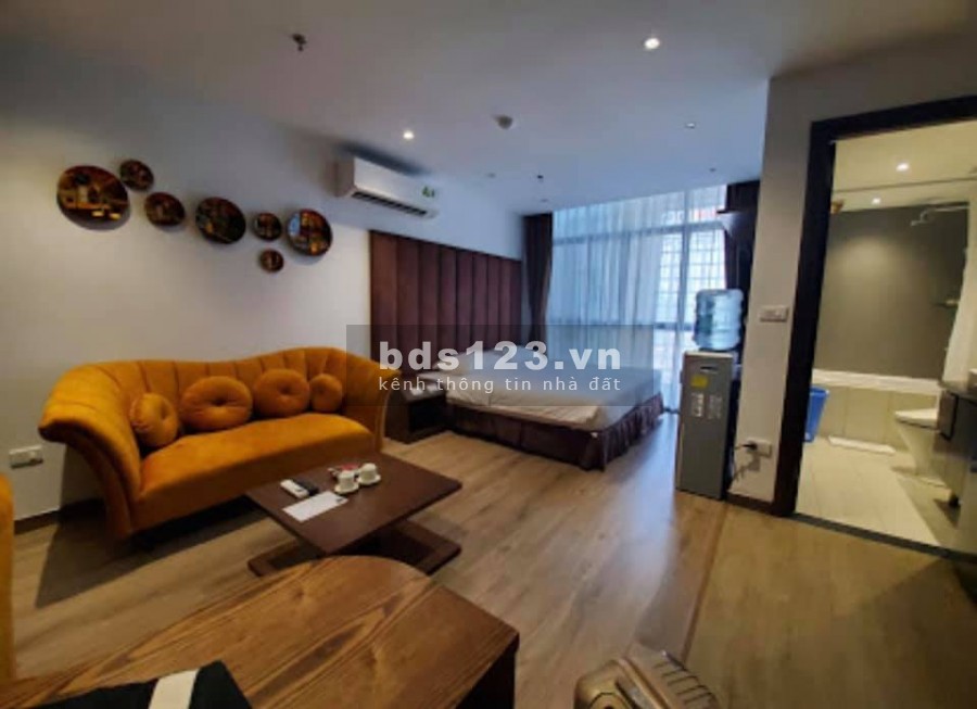 Toà Nhà Căn Hộ Dịch Vụ Studio&Apartment mặt phố Dịch Vọng Hậu dtsd 300m2 9 tầng giá 105 tỷ