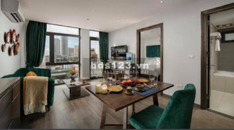 Toà Nhà Căn Hộ Dịch Vụ Studio&Apartment mặt phố Dịch Vọng Hậu dtsd 300m2 9 tầng giá 105 tỷ