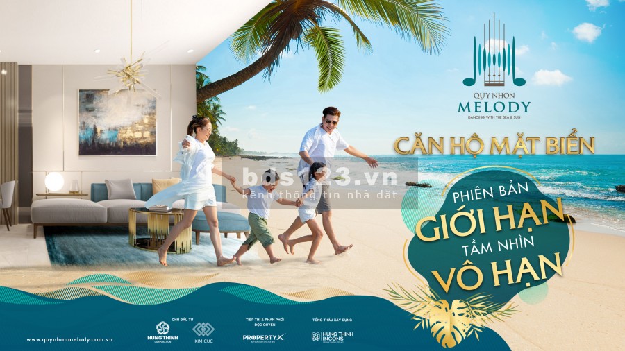 Quy Nhơn Melody nơi an cư, đầu tư hấp dẫn với vị trí đẹp nhất thành phố biển Quy Nhơn