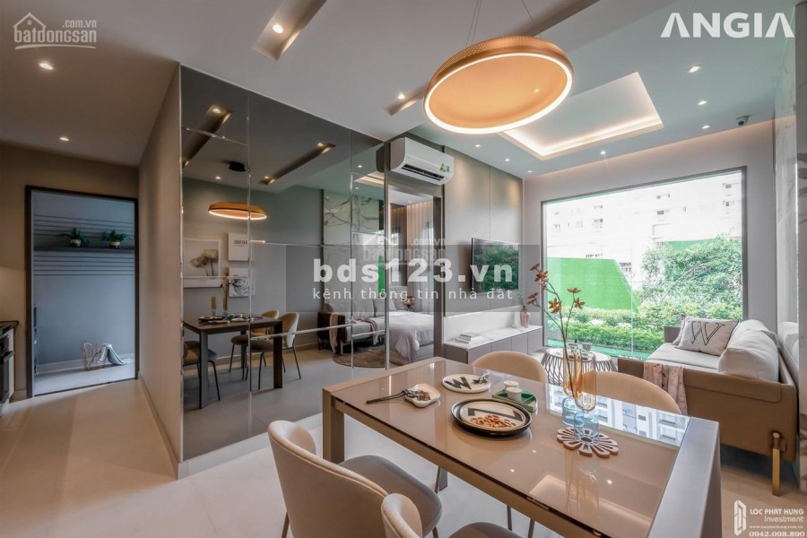 Căn hộ phía tây Hồ Chí Minh, diện tích 60m2, 2 phòng ngủ, tặng full nội thất sang trọng