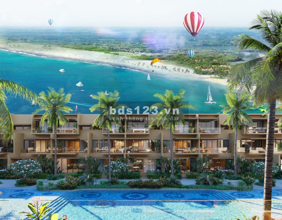 Bán nhà liền kề phố biển kết cấu gồm 1 trệt, 2 lầu kiên cố, cam kết lội nhuận tối thiếu 6%/năm