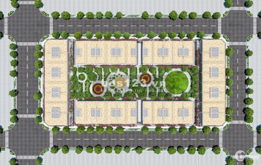 Bán nhà liền kề phố biển kết cấu gồm 1 trệt, 2 lầu kiên cố, cam kết lội nhuận tối thiếu 6%/năm