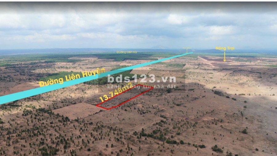 Đất bình thuận 95.000đ/m2, sổ đỏ riêng sang tên ngay, đường liên huyện