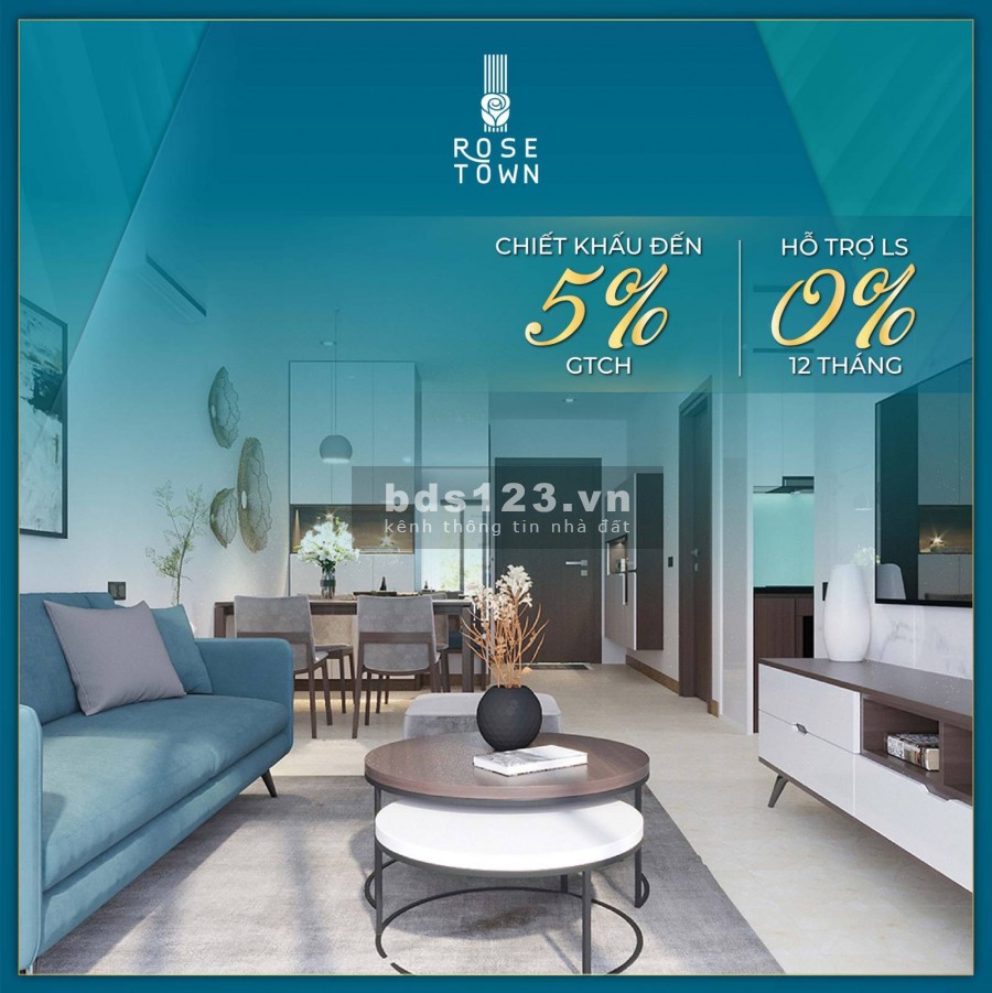 Căn hộ tại Rose Towm 79 Ngọc Hồi giá chỉ từ 1,9 tỷ/căn 2pn, 2wc kề hồ view phố