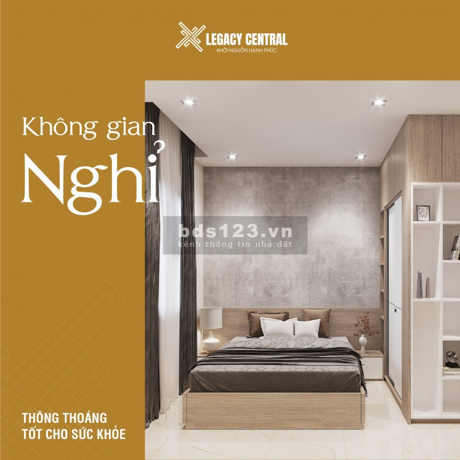 Legacy Central, pháp lý hoàn thiện,tài chính 250 triệu hãy sỡ hữu ngay lh 0799705589