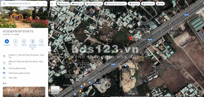 Cần bán lô đất mặt tiền 2/9, P11 TP Vũng Tàu, DT: 6500m2 giá bán 16tr/m2 LH 0903 066 813