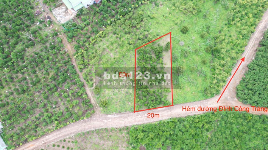 Còn duy nhất lô đất đẹp diện tích sử dụng 20m*50m thành phố Bảo Lộc giá bán 2.1 tỷ