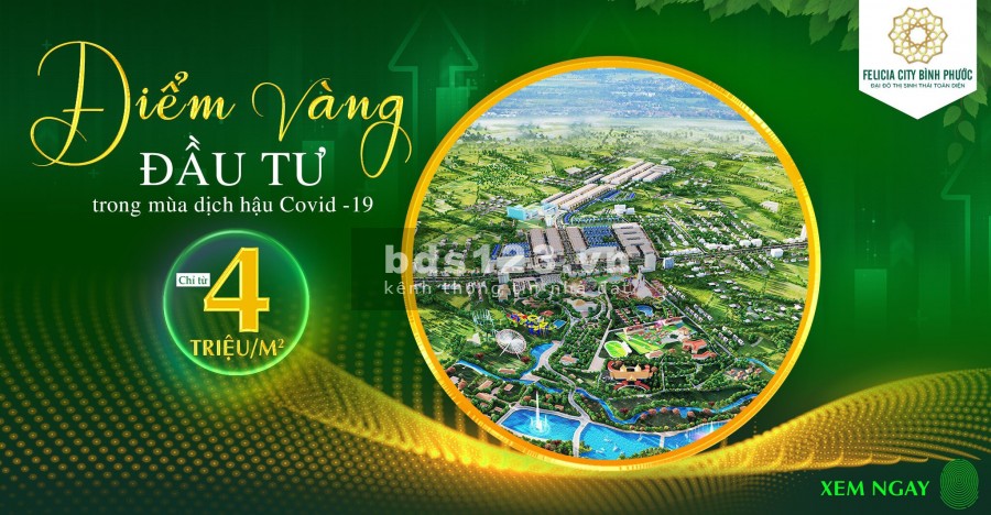 Sở hữu ngay đất nền Felicia chỉ từ 4tr/m2 - nhận chiết khấu mạnh tay 11%