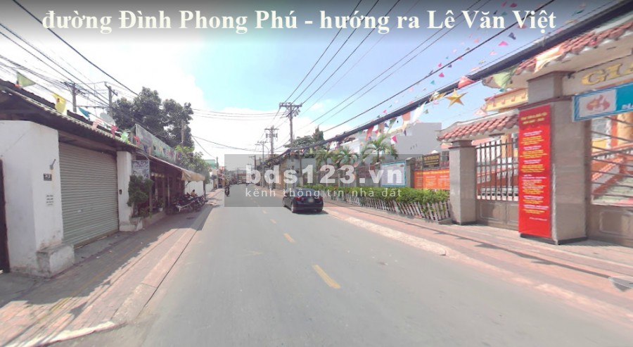 Diện tích 525m2 đất hẻm đường Đình Phong Phú Tăng Nhơn Phú B full thổ cư, giá tốt