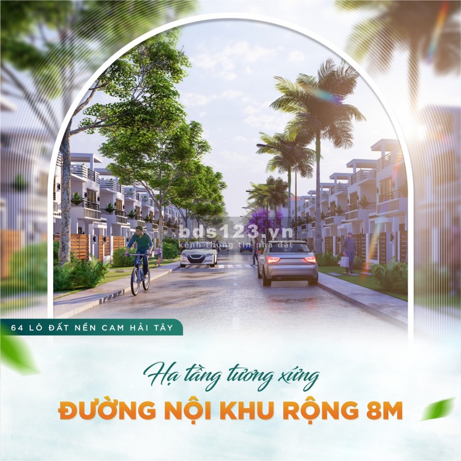 Bán đất nền 2 mặt tiền đường lớn, xe vào tận đất, diện tích 8.6 triệu/m2, sổ đỏ từng lô