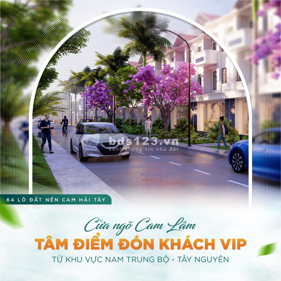 Bán đất nền 2 mặt tiền đường lớn, xe vào tận đất, diện tích 8.6 triệu/m2, sổ đỏ từng lô