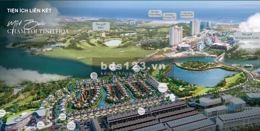 Thanh toán 4 tỷ (30%) sở hữu biệt thự sông Nam Đà Nẵng, chiết khấu 1 tỷ đồng sổ sẵn