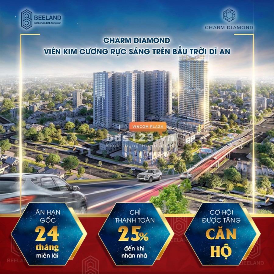 CharmDiamond biểu tượng của sự kiêu sa lộng lẫy tại Dĩ An Bình Dương, lh 0778804503