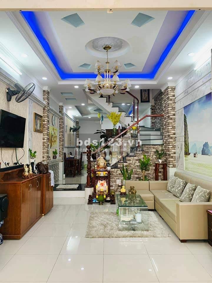 Bán nhà Đào Tông Nguyên, Nhà Bè, diện tích sử dụng 64m2, 3 lầu, giá bán 4.95 tỷ, tặng nội thất