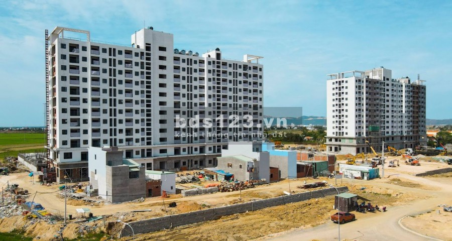 Bán nhà ở xã hội Ecohome Nhơn Bình hướng Nam 2 phòng ngủ, 2 nhà vệ sinh, giá 664 triệu