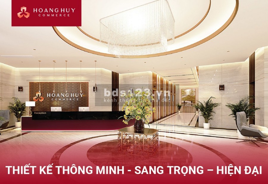 Hoàng Huy Commerce -Ốc đảo giữa lòng thành phố, ưu đãi khuyến mãi cực khủng sổ sẵn
