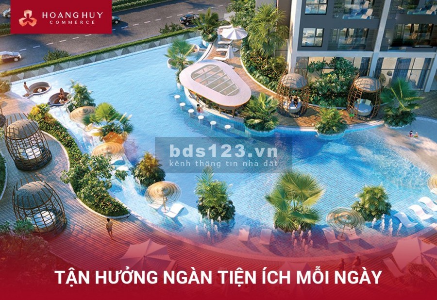 Hoàng Huy Commerce -Ốc đảo giữa lòng thành phố, ưu đãi khuyến mãi cực khủng sổ sẵn