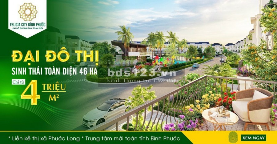 Chỉ 380 triệu sở hữu nền đất ngay trung tâm tỉnh Bình Phước đầu tư sinh lời cực cao
