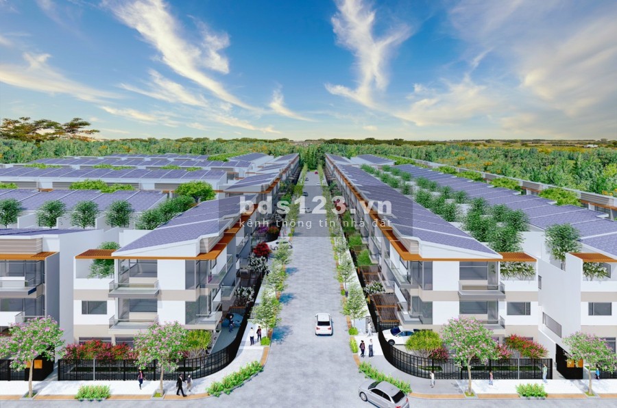 Bán nhà phố Long Hậu nơi sống xanh và nghỉ dưỡng đáng mơ ước giá bán 3 tỷ, sổ sẵn
