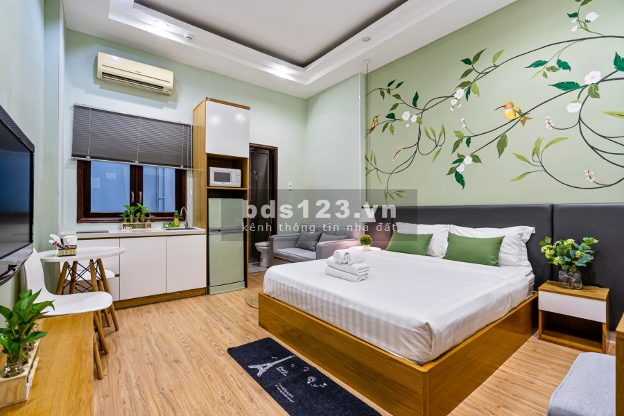 Cần cho thuê phòng thiets Studio đầy đủ tiện nghi, nội thất Cách Mạng Tháng 8 Quận 1