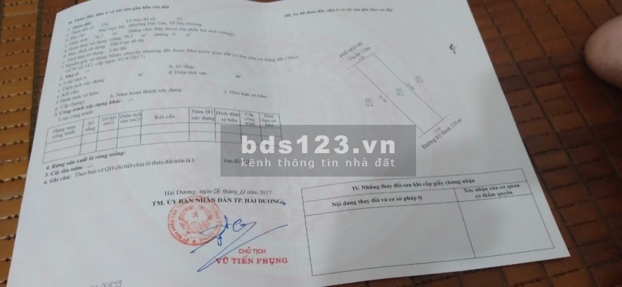 Bán đất mặt phố Ngô Bệ, TP HD, 76.2m2, mt 4.5m, đường 17.5m, vỉa hè 5m cực rộng