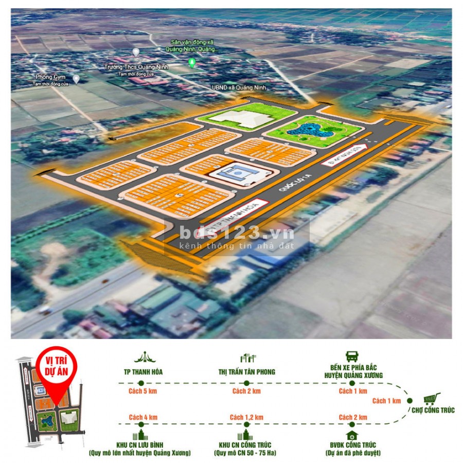 Mặt bằng 5158 Quảng Ninh - Mặt tiền những lô đẹp nhất dự án sổ đỏ pháp lý minh bạch