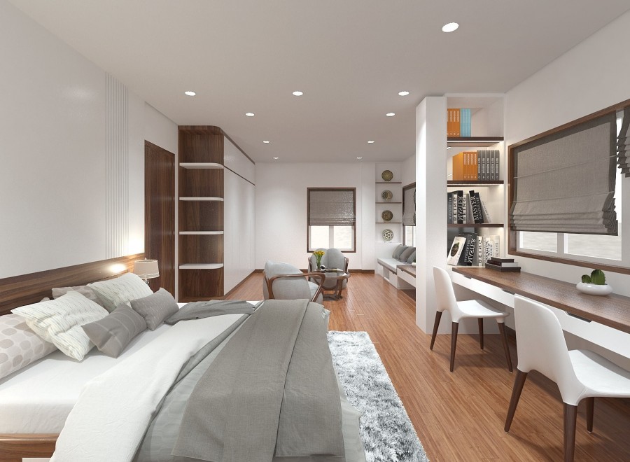 Nhà nguyên căn đẹp thoáng sáng phố Trần Điền, Hoàng Mai, dt 55m2, 3 tầng, nhỉnh 3 tỷ