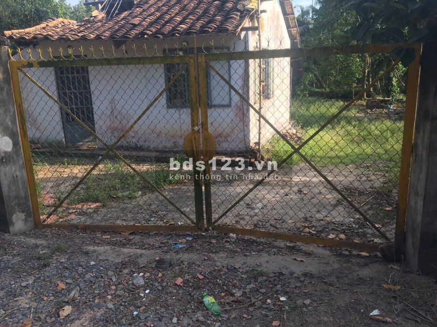 Cần bán đất + nhà vườn xã An Nhơn Tây Củ Chi 1/ đường Bến Đình vô 50m DT 4300m2 300thổ cư