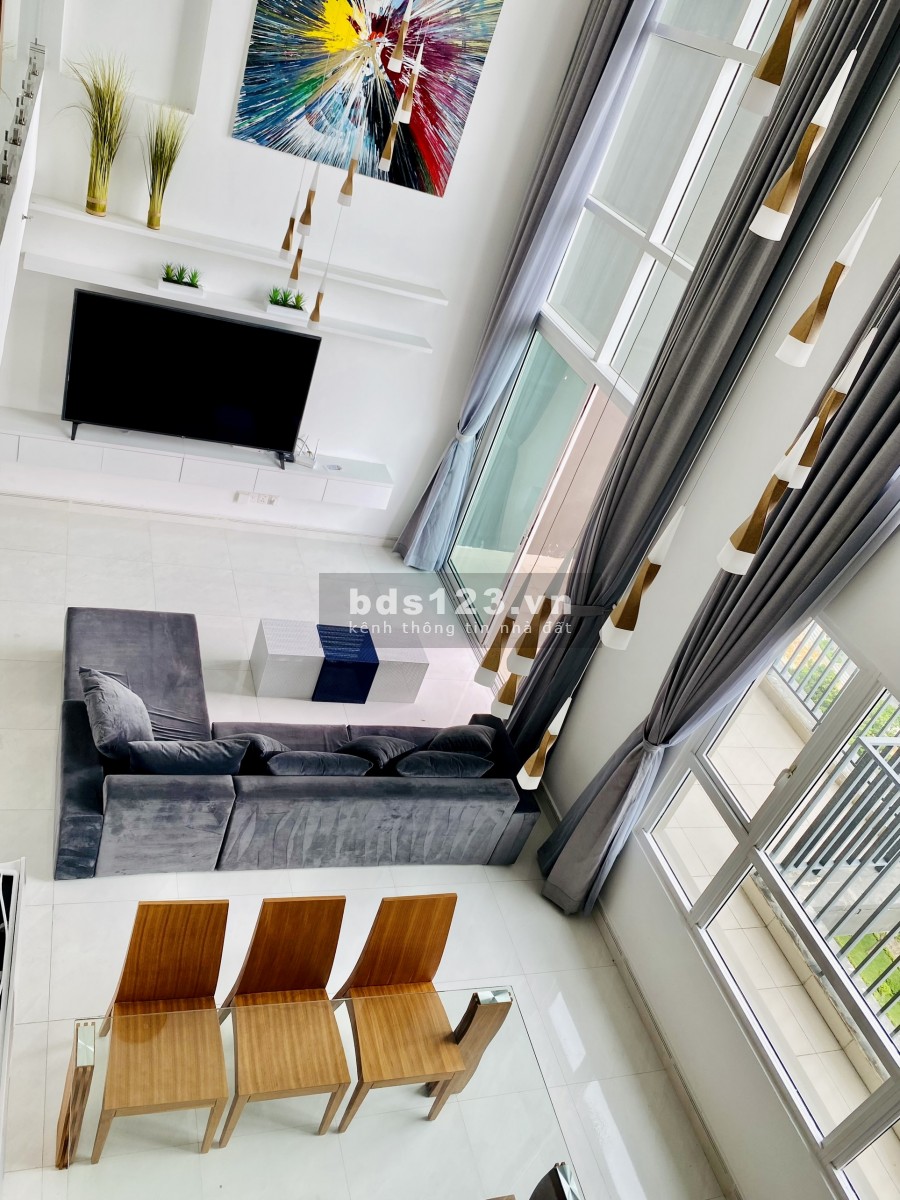 Cho thuê căn hộ Duplex cao cấp tiện ích đầy đủ, giá cho thuê 27 triệu/tháng, lhcc