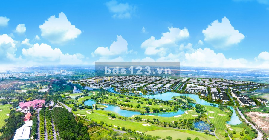 Biệt thự sân golf thanh toán 9 đợt sổ đỏ lâu dài, xây dựng tự do, giá bán 18 triệu/m2