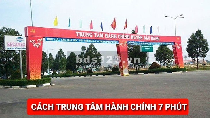 Đất 1000m ngay Trung Tâm Hành Chính Bàu Bàng, sổ sẵn, công chứng trong ngày