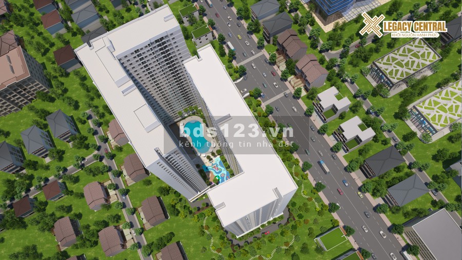 Căn hộ hiện đại Legacy Central giá chỉ từ 890 triệu tặng ngay gói nội thất cao cấp sổ sẵn