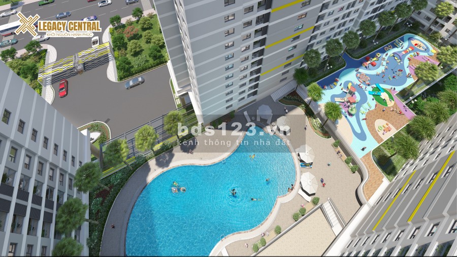 Căn hộ hiện đại Legacy Central giá chỉ từ 890 triệu tặng ngay gói nội thất cao cấp sổ sẵn