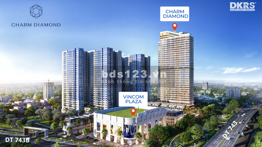 Căn Hộ Liền Kế Vincom Dĩ An, Ngã Tư 550, Mặt Tiền DT743