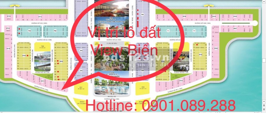 Bán lô đất xây dinh thự view Biển Phú Cường - Rạch Giá, Kiên Giang, diện tích: 640m2 giá 18tr/m2