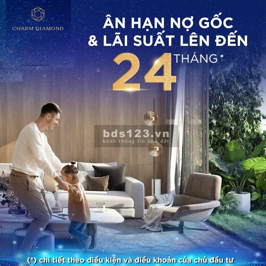 Căn Hộ 5 Sao Charm Diamond Cạnh Vincom Plaza BD,TT 320tr Nhẹ Nhàn CK Ngay 1%