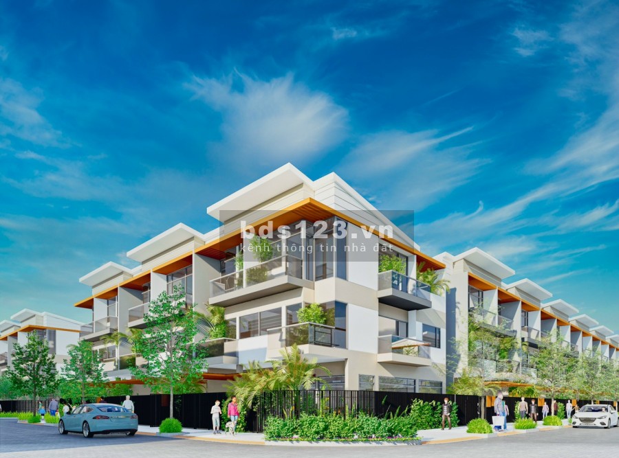 Nhà phố liên kề nghĩ dưỡng thích hợp đầu tư nghĩ dưỡng mùa dịch tính thanh khoản cao