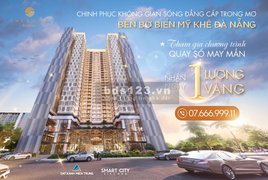 Căn hộ The Sang View Biển Vĩnh Viễn chỉ từ 880tr hỗ trợ vay đến 80% lãi suất 0% trong 2 năm