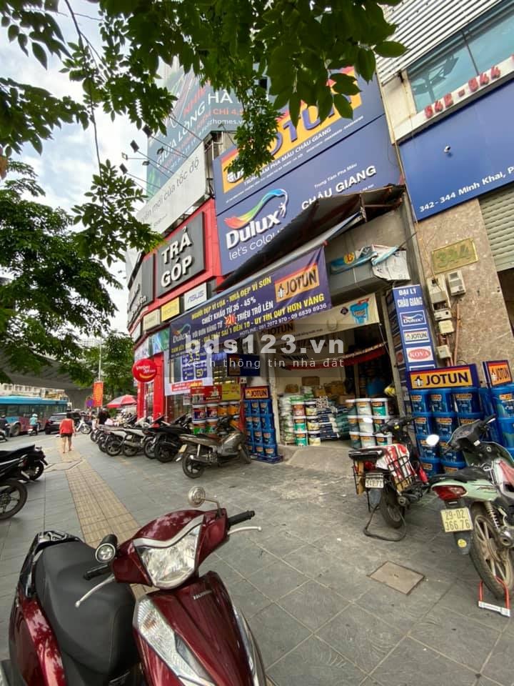 Mặt phố mới Minh Khai đã quy hoạch xong. Diện tích 120m2. Mặt tiền 5m. Giá bán 26.4 tỷ.