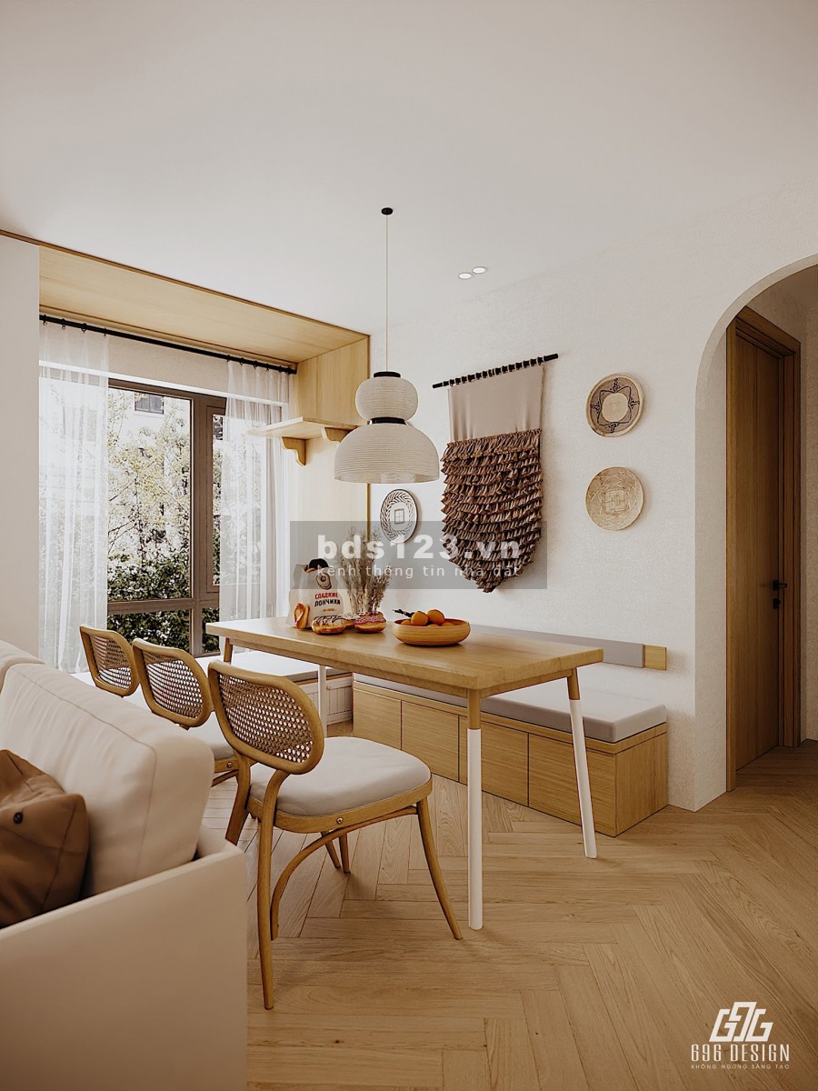 Căn 2pn 2vs diện tích sử dụng 63m2 dự án Vinhomes smart city giá bán 2tỷ3