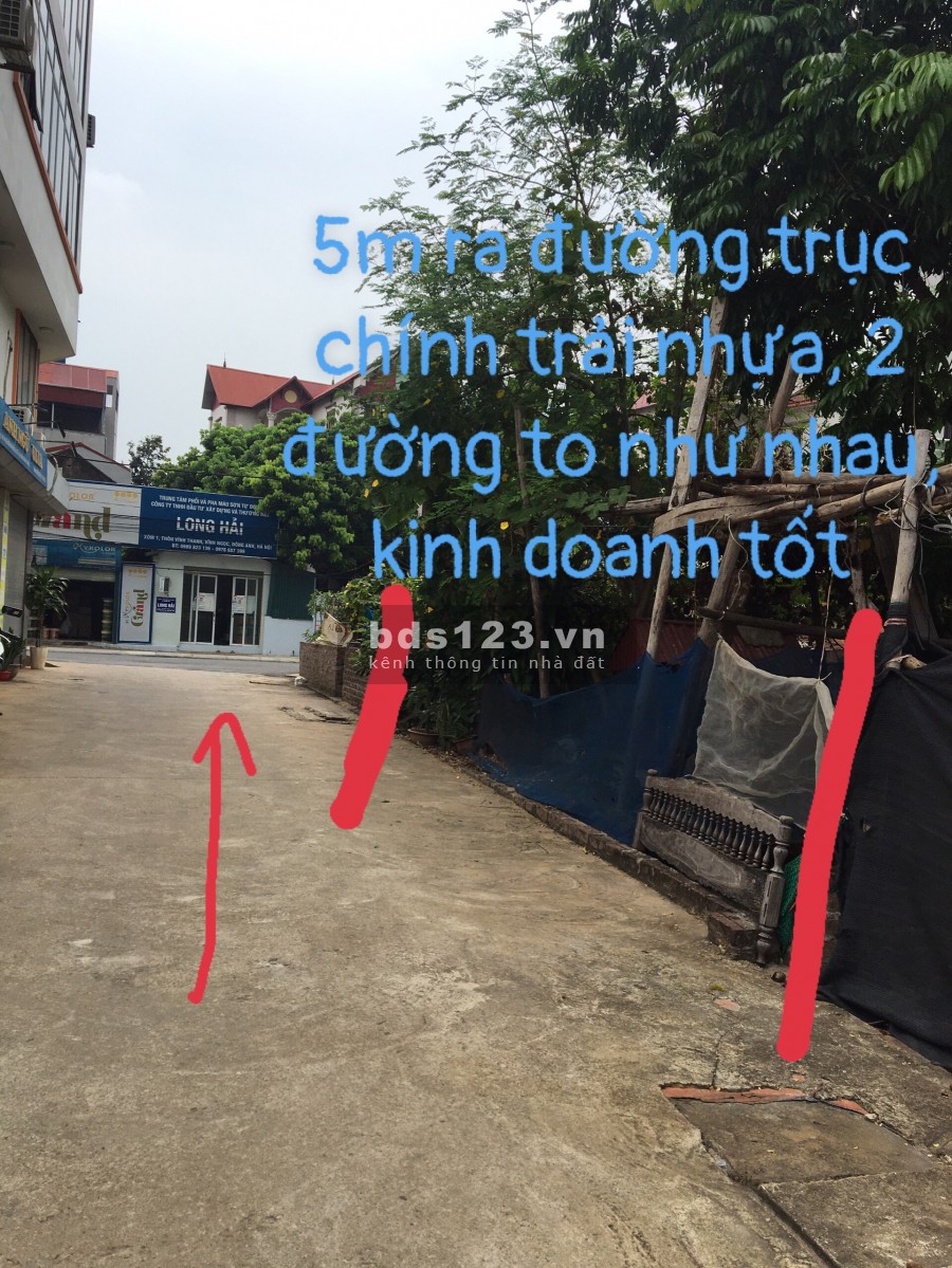 Bán 105m2 đất ô tô 7 chỗ tránh kinh doanh tốt tại Ngọc Chi Vĩnh Ngọc huyện Đông Anh