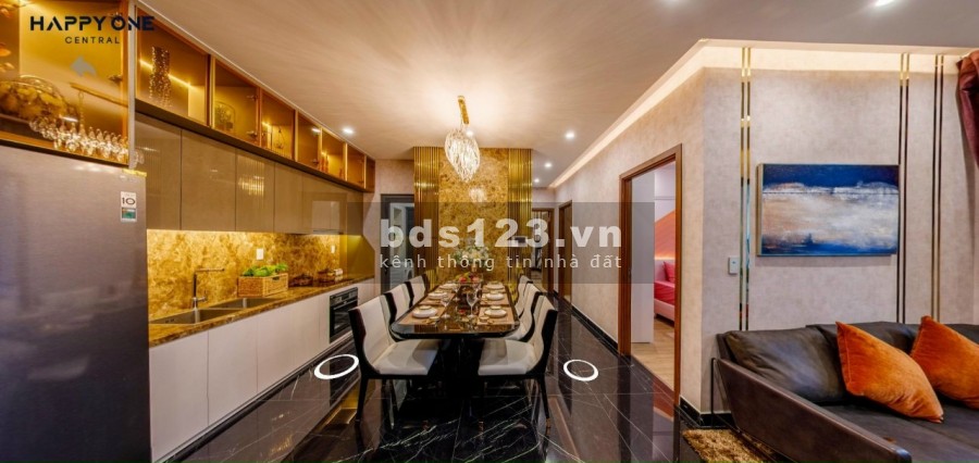 Bán căn hộ mới 2 phòng ngủ tại chung cư Happy One central, tiện ích đầy đủ, an ninh nghiêm