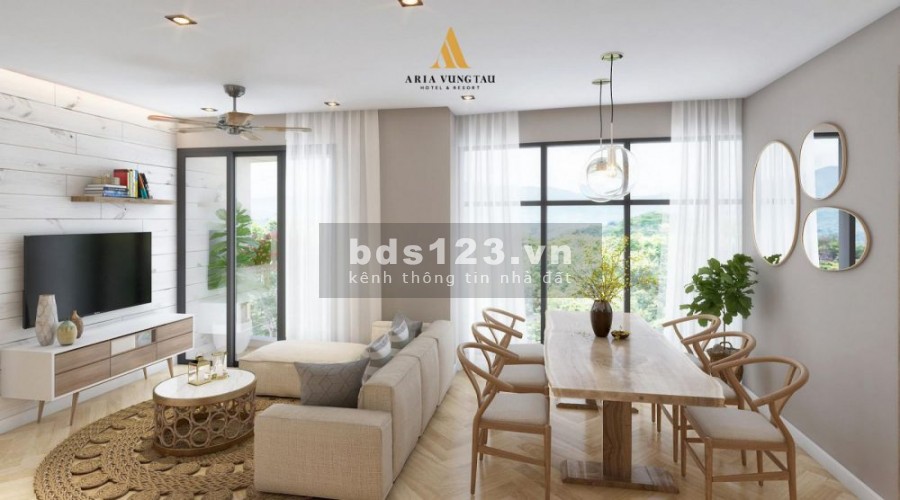 Bán căn hộ chính chủ kiến trúc đẹp, thông thoáng căn hộ Aria Vũng Tàu, với giá chỉ 26 triệu/m2