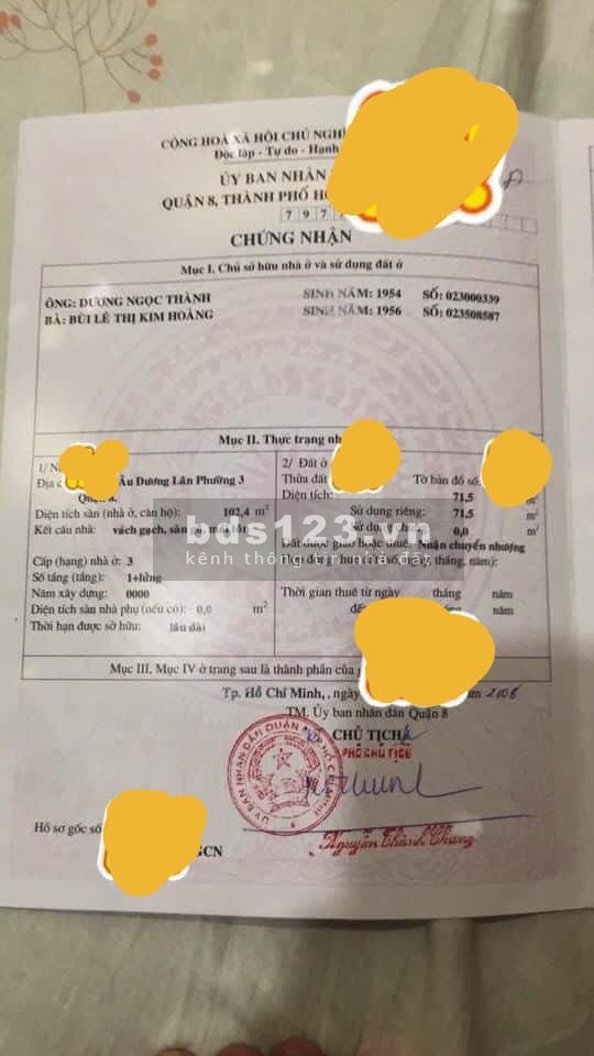 Bán nhà nguyên căn thiết kế đẹp thông thoáng, diện tích 72m2, hẻm 6m, Âu Dương Lân