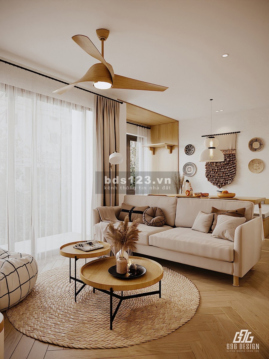 Căn 2pn 2vs diện tích sử dụng 63m2 dự án Vinhomes smart city giá bán 2tỷ3
