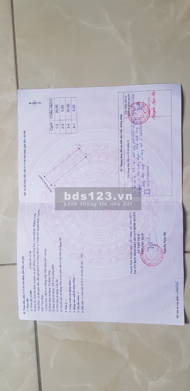 Bán đất phân lô Thăng Long, Thiện Kế giá bán 2,4 tỷ liên hệ xem nhà 0399.566.078